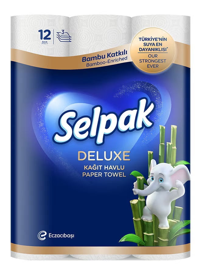 Selpak Delux Mutfak Havlusu 12 Rulo