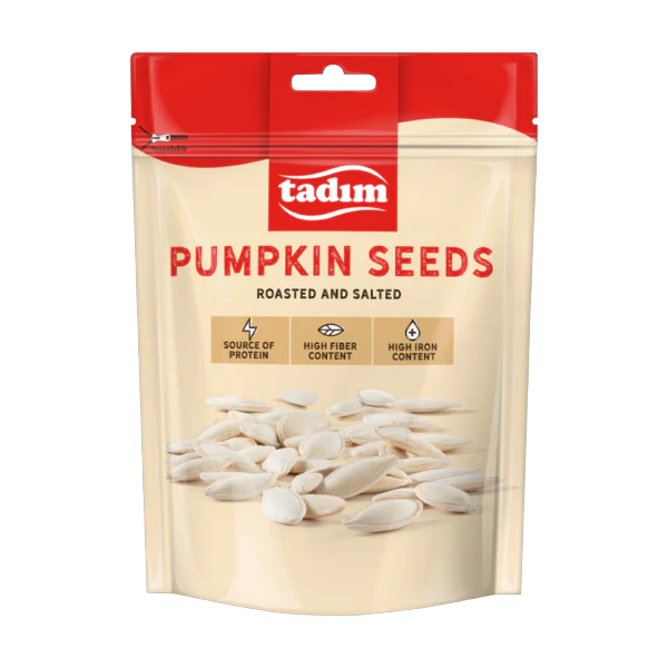 Tadim Pumpkin Seeds Roasted Salted (Tuzlu Kavrulmus Kabak Cekirdegi) 180 gr