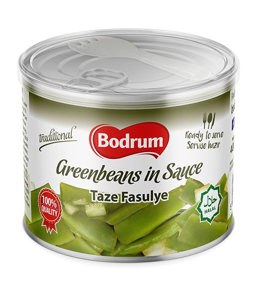 Bodrum Green Beans in Tomato Sauce (Taze Fasulye Konservesi) 400g