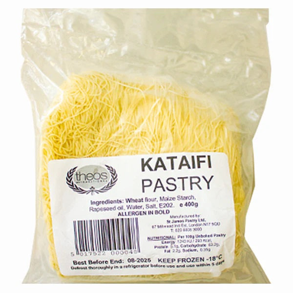 Buy Theos Shredded Kataifi Pastry Dough 400g | Best Grocery
