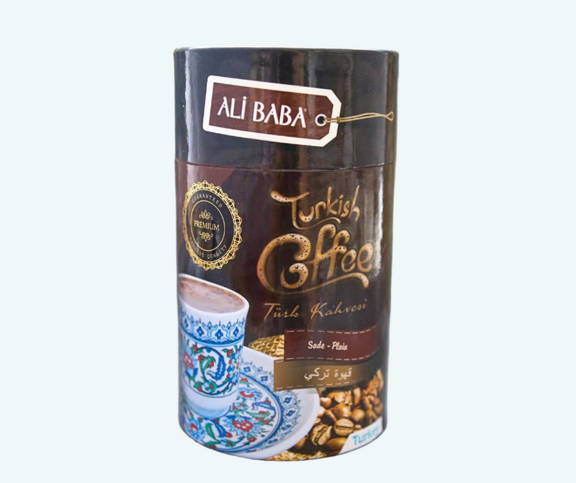 Ali Baba Turkish Coffee Plain (Silindir Kutuda Turk Kahvesi) 300 g