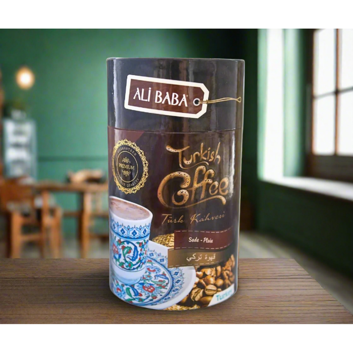 Ali Baba Turkish Coffee Plain (Silindir Kutuda Turk Kahvesi) 300 g