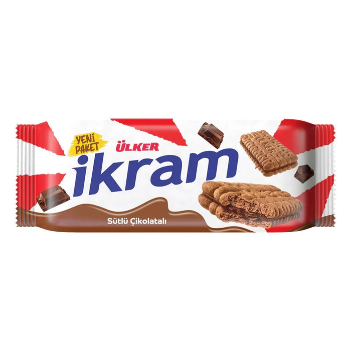 Buy Ulker Ikram Chocolate Cream Biscuits 84g | Best Grocery