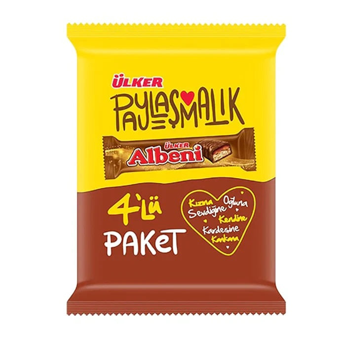 Ulker Paylasmalik Albeni Snack Pack 4'lu Paket | Best Grocery
