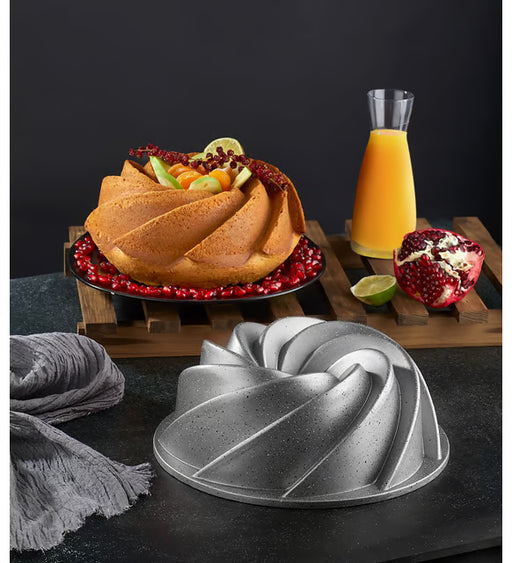 Wind Rose Cast Granite Cake Pan 26cm | Best Grocery