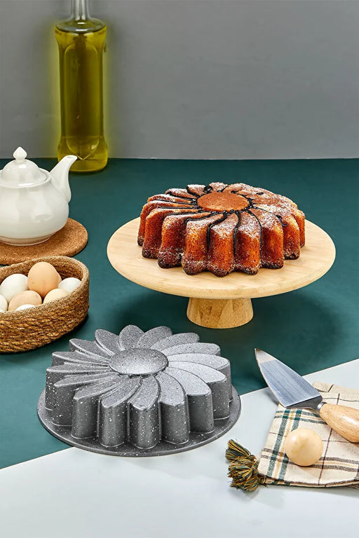 Yasemin Cast Granite Cake Pan 26cm | Best Grocery