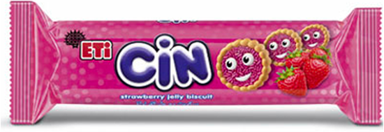 Eti Cin Strawberry Jelly Biscuit 96 Gr