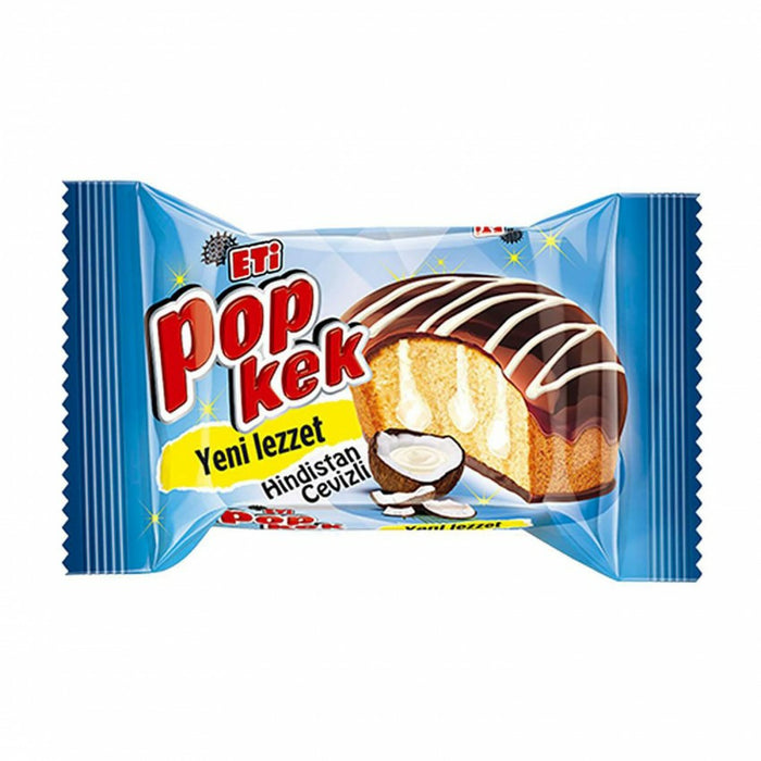 Eti Popkek Cake with Coconut Flavor (Hindistan Cevizli Kek) 60 Gr