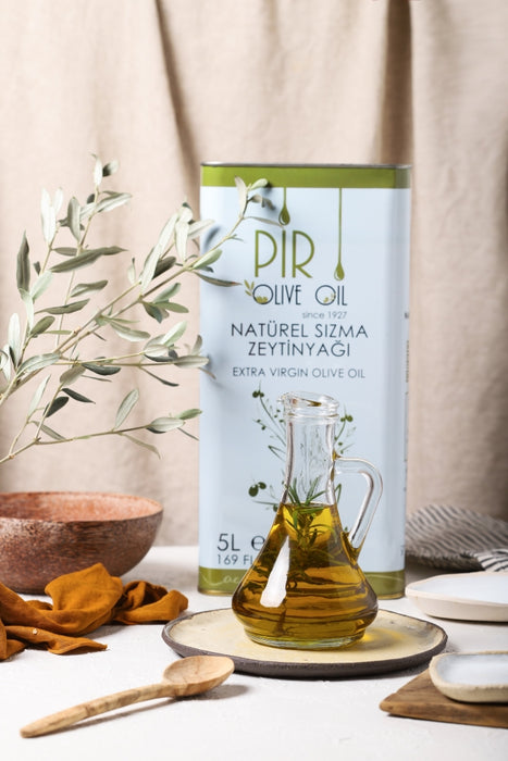 Pir Extra Virgin Olive Oil Tin (Naturel Sizma Zeytinyagi Teneke) 5000 Ml