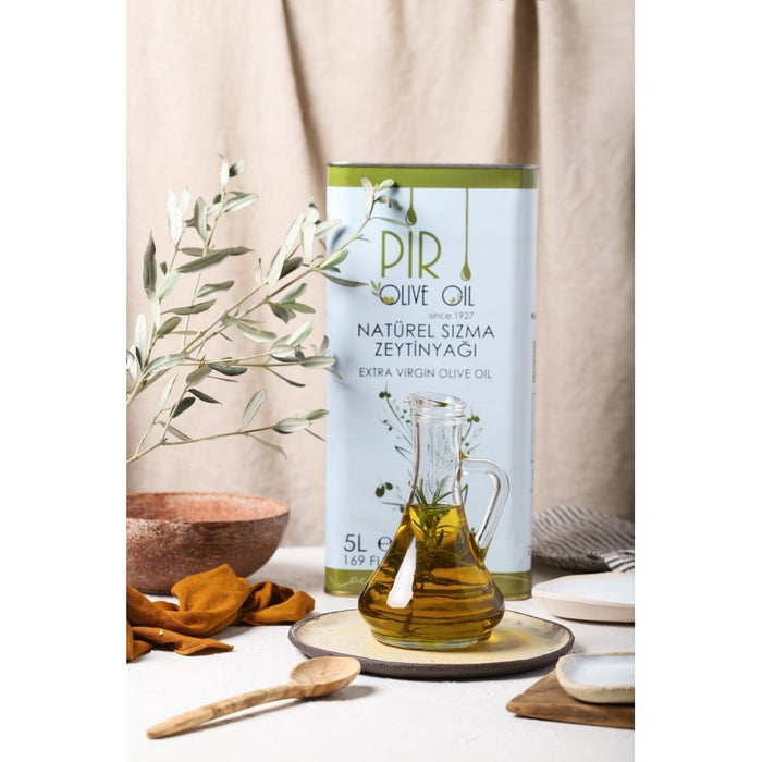 Pir Extra Virgin Olive Oil Tin (Naturel Sizma Zeytinyagi Teneke) 5000 Ml