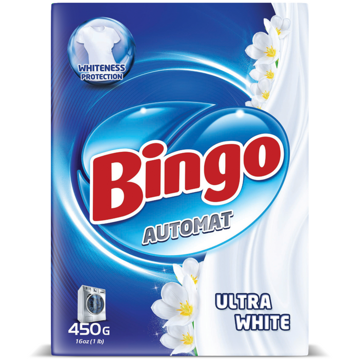 Bingo Matic Ultra White Detergent Box (Camasir Deterjani) 450gr