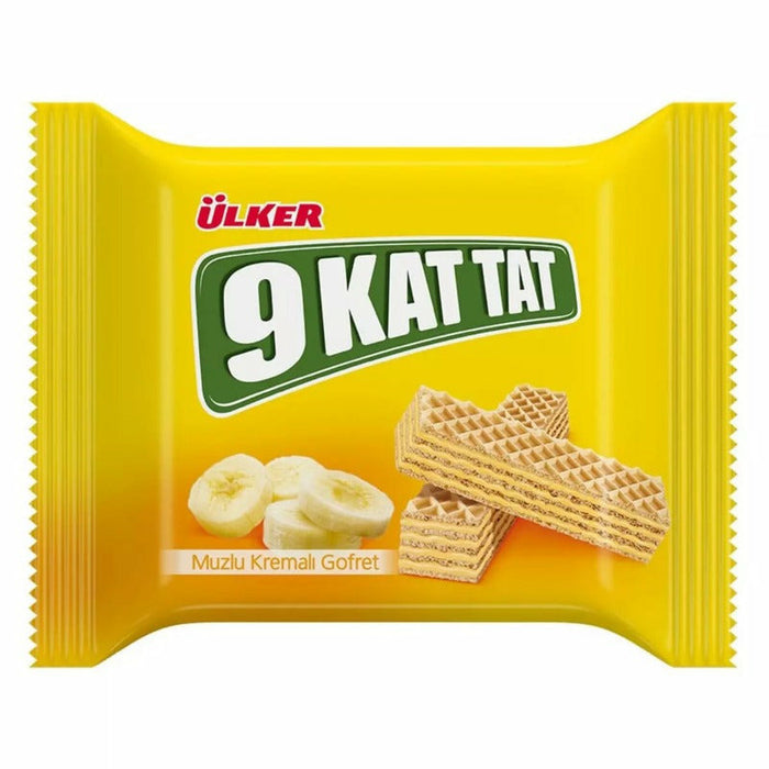 Ulker 9 Kat Tat Ince Ince Wafer With Banana 39 Gr