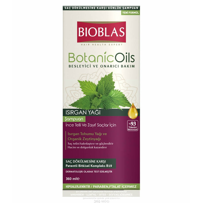 Bioblas Nettle Oil (Isirgan Yagi) Shampoo 360 ml