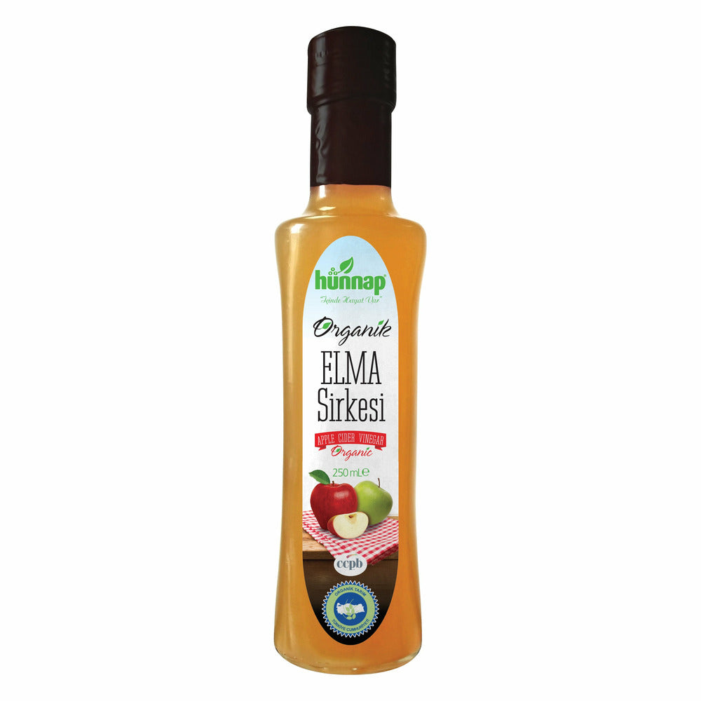 Organic Apple Cider Vinegar (Hünnap Organik Elma Sirkesi)  250 ml