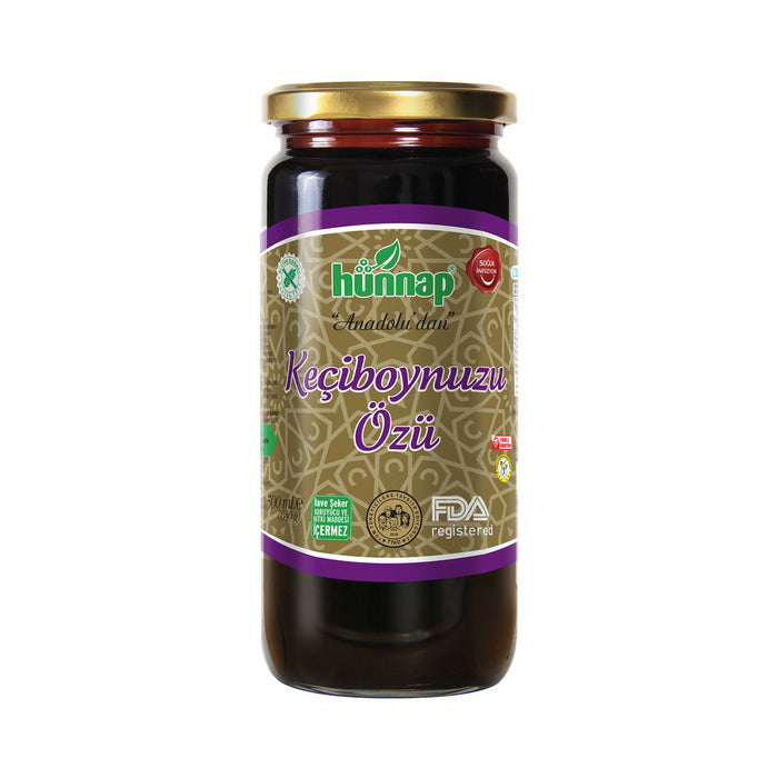 Hunnap Carob Extract Homemade Natural (Keciboynuzu Ozu Ev Yapimi Dogal) 640 g