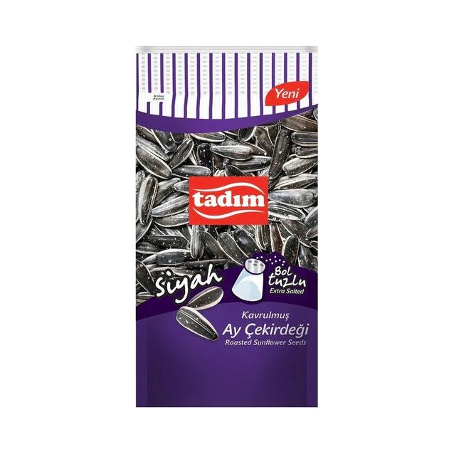 Tadim Roasted & Extra Salted Black Sunflower Seeds (Ekstra Tuzlu Kavrulmus Aycekirdegi) 150 g