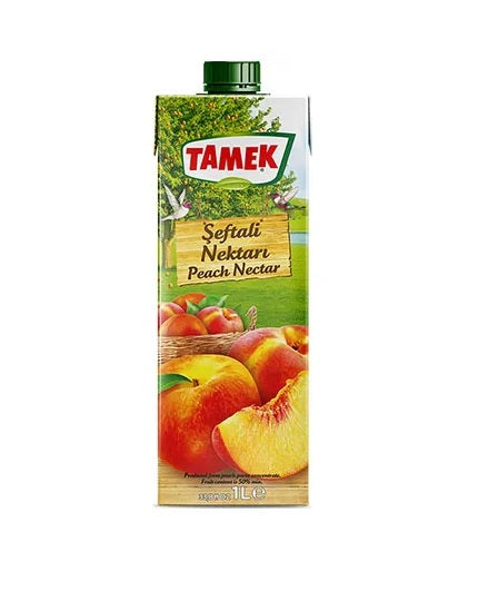 Tamek Peach Nectar Juice (Seftali Suyu) 1 LT