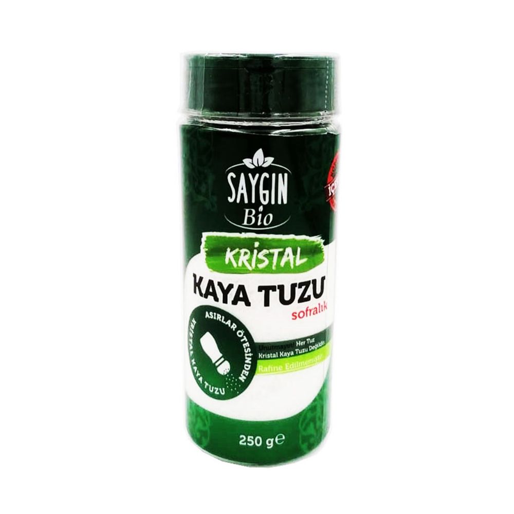 Saygın Tuzluklu Kaya Tuzu 250g