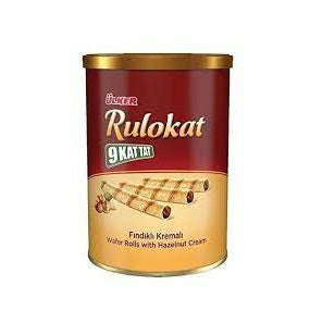 Ulker Rulokat Wafer With Hazelnut Cream Tin 170 Gr