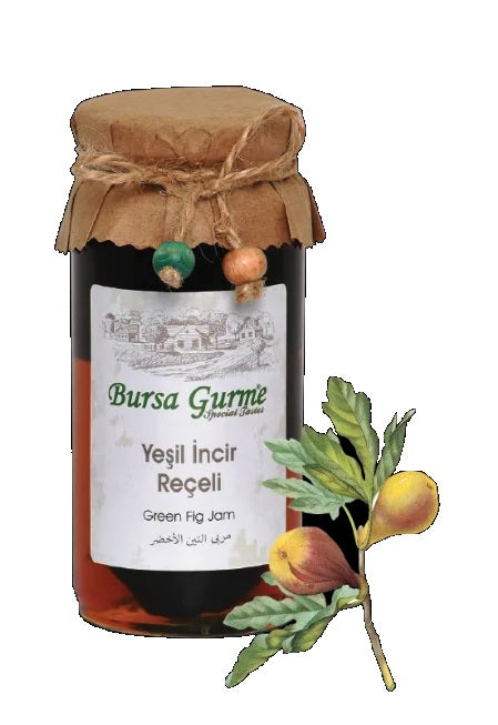 Bursa Gurme Yesil Incir  Receli  (Green Fig Jam) 300 g