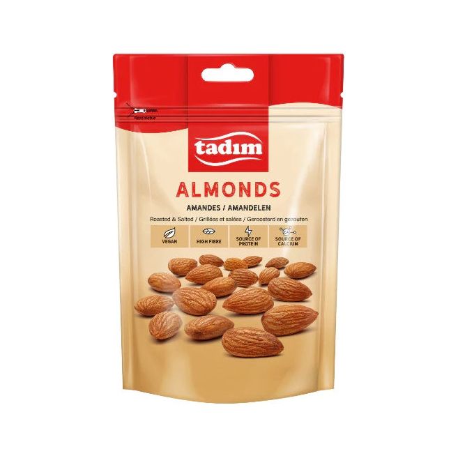 Tadım Kavrulmuş ve Tuzlu Badem İçi 150g