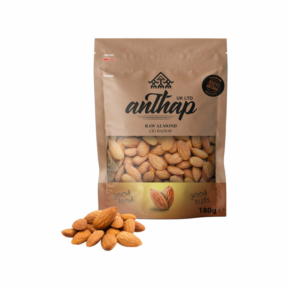 Anthap Raw Almonds Cig Badem 180g | Best Grocery