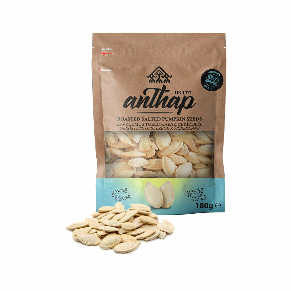Anthap Salted White Pumpkin Seeds Kabak Cekirdegi 180g | Best Grocery