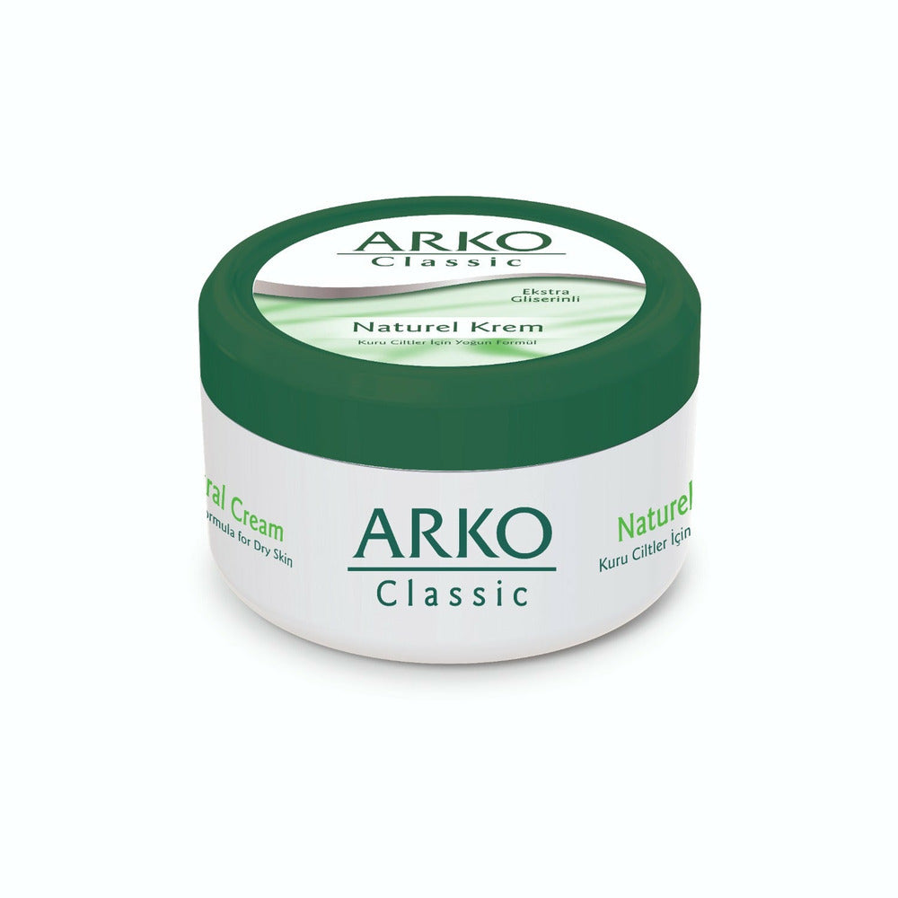 Arko Classic Naturel Cream Tub Kuru Ciltler 150ml | Best