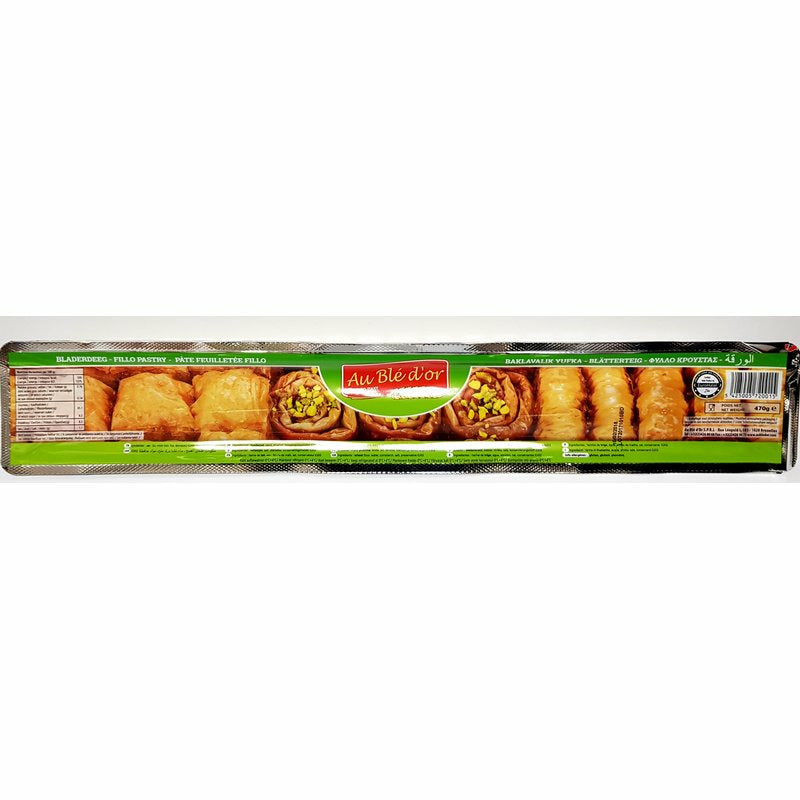 Au Ble d'or Filo Pastry Baklavalik Yufka 470g | Best Grocery