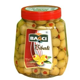 Bagci Stuffed Green Olive (Biberli Yesil Zeytin)  Pet 700 Gr