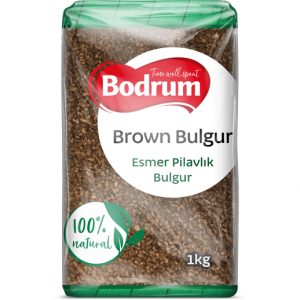 Bodrum Brown Bulgur Coarse 1kg | 100% Natural | Best Grocery