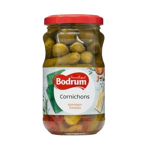 Bodrum Cornichons 330g | Tangy Crunch | Best Grocery