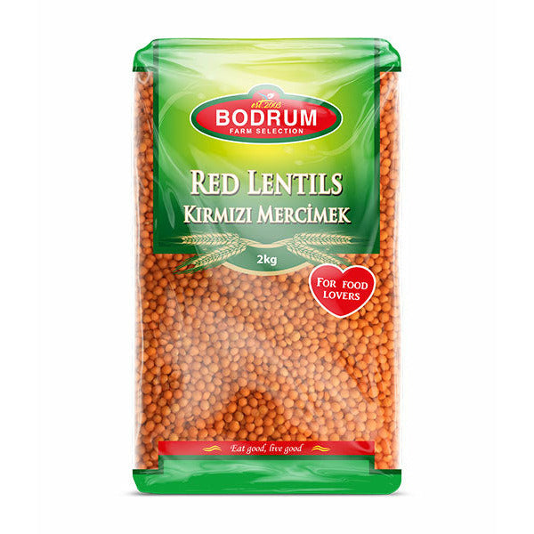 Bodrum Red Lentils Whole (Kirmizi Mercimek) 2 kg