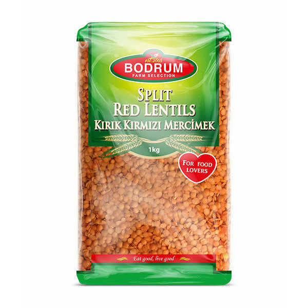 Bodrum Split Red Lentils (Kirik Kirmizi Mercimek) 1kg
