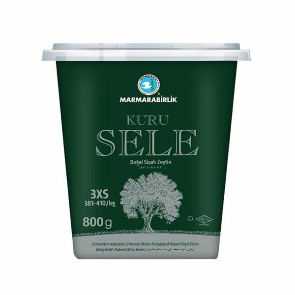 Marmarabirlik Kuru Sele  (3XS) Black Olives 800gr