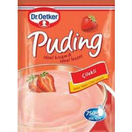 Dr Oetker Cilekli Strawberry Pudding 125g | Best Grocery
