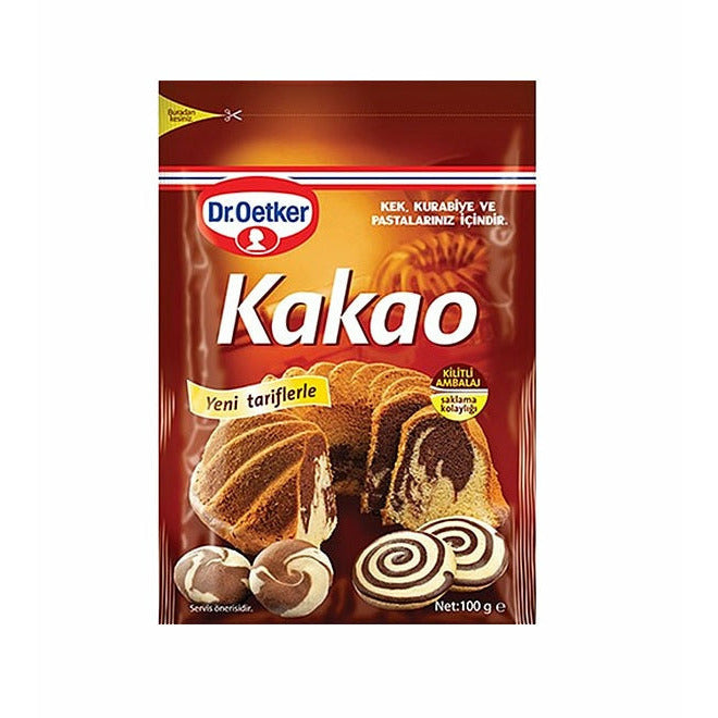 Dr Oetker Cocoa Powder Reduced Fat Kakao Tozu 100g | Best Grocery