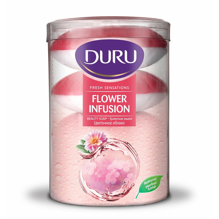Duru Fresh Sensations Soap (Flower Infusion) 4*110 Gr