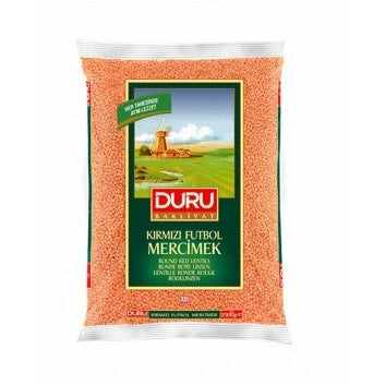 Duru Kirmizi Futbol Mercimek Whole Red Lentils 1kg | Best Grocery