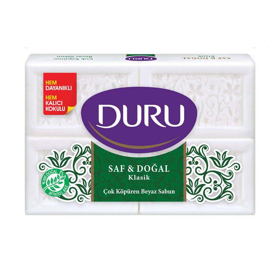 Duru Pure Natural Classic White Soap 4x150g | Best
