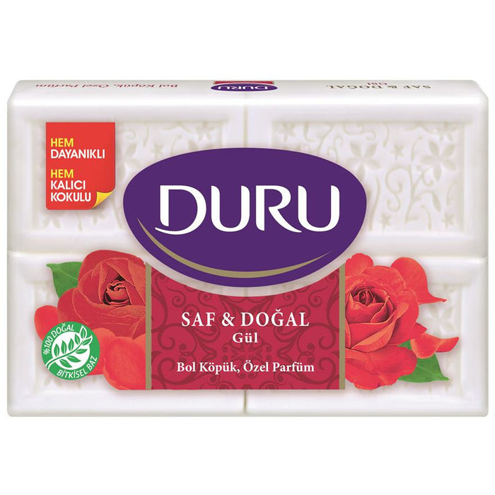 Evyap Duru Pure & Natural Soap (Rose) 4*150g