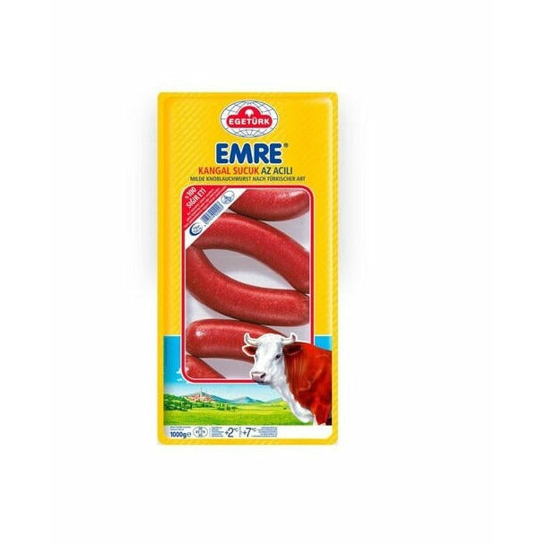 Egeturk Emre Beef Kangal Sausage Mild 1kg | Best Grocery