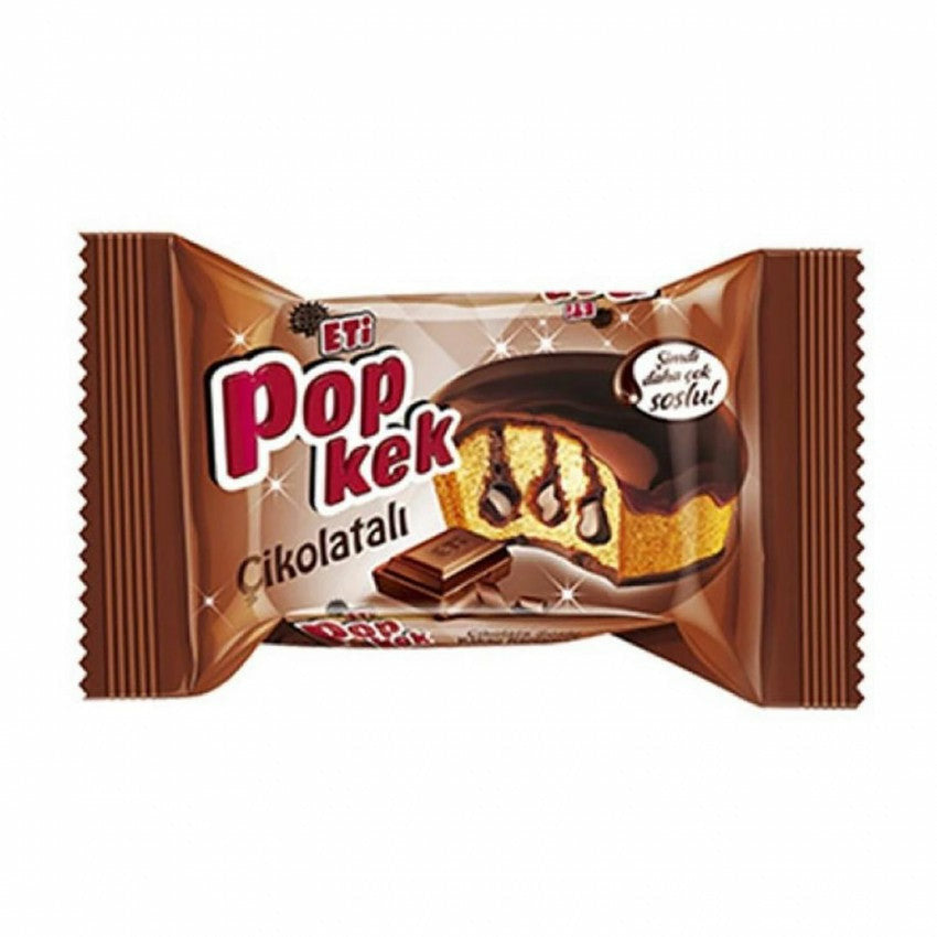 Eti Popkek Cikolatali Chocolate Sauce Coated Cake 60g | Best Grocery