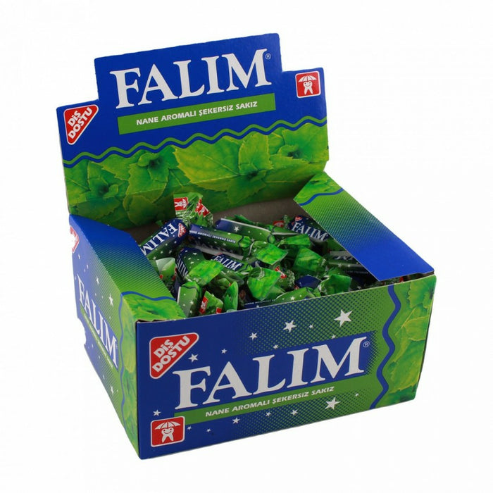 Falim Mint Flavor Chewing Gum (Nane Aromali Sakiz) 100 Pieces