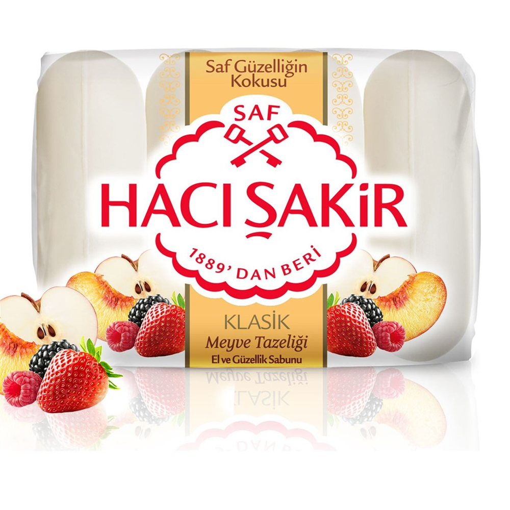 Hacı Şakir Klasik Meyve Ferahlığı Sabunu 4*70 Gr