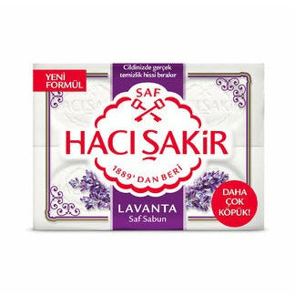 Haci Sakir Lavender Soap (4 X 150 Gr) Lavanta Sabunu 600g