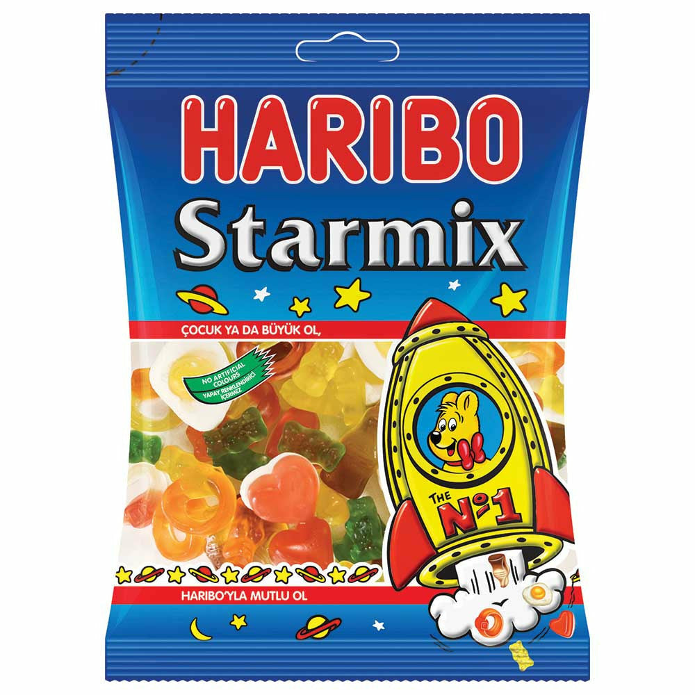 Haribo Starmix Halal Gummy Jelly Sweets 80g | Best Grocery