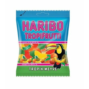 Haribo Tropifrutti Halal Gummy Sweets 80g | Best Grocery