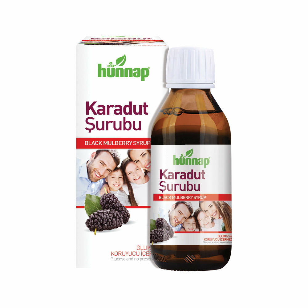 Hunnap Black Mulberry Syrup Bottle 50ml | Best Grocery