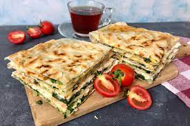 Best Mutfak Homemade Turkish Gozleme With Spinach- Vegan (El Acmasi Ispanakli Gozleme ) 1 Pcs